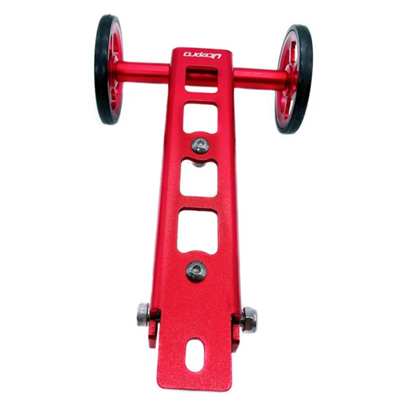 

Litepro For Birdy Bike Easy Wheel High Strength Aluminum Alloy Bmx Push Wheels Trailer Rack Bracket Bottle Cage Bike Part