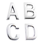 Декоративные пластиковые буквы с самоклеящимся алфавитом, 5 см, A-Z на заказ