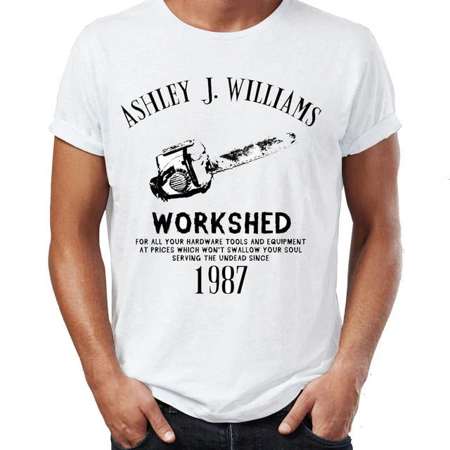 Футболка мужская с надписью злой мертвец армия темноты |