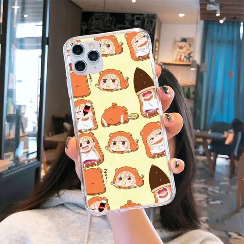 

Anime Doma Umaru Phone Case Transparent for iPhone 6 7 8 11 12 s mini pro X XS XR MAX Plus cover funda shell