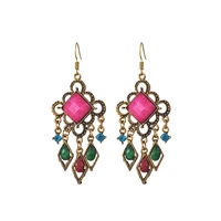 new style shaped tassel retro earrings women bohemian style earrings ethnic style jewelry wholesale