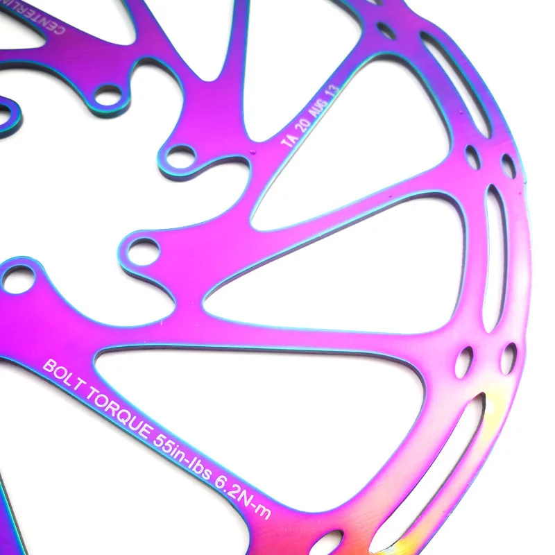 

Rainbow Bike Disc Brake Rotor Centerline 160mm 180mm Stainless Steel MTB Road Bike Colorful Brake Disc Rotors 6 bolts For Sram