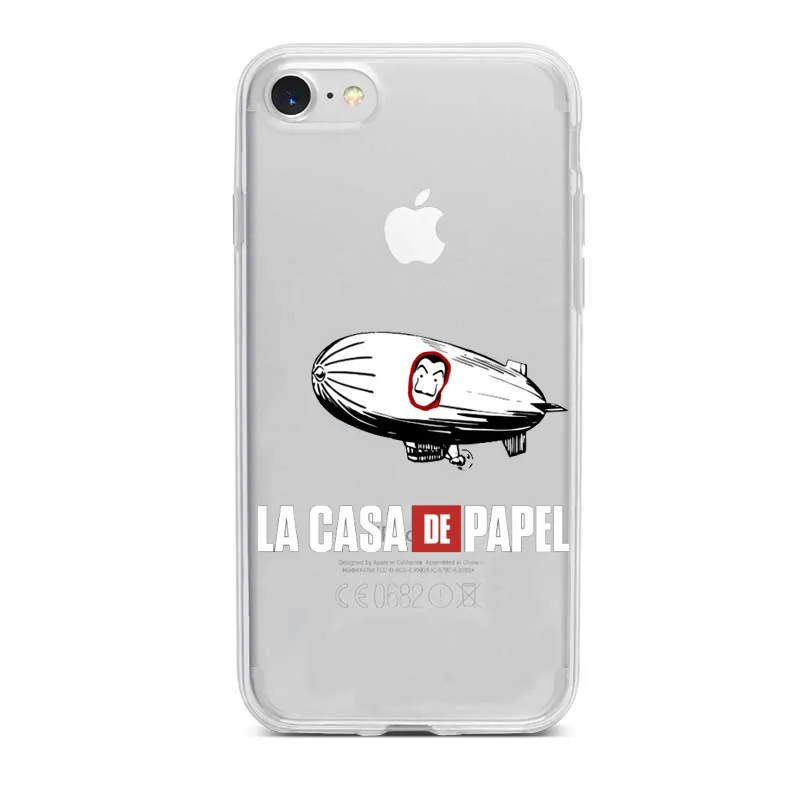 Чехлы для телефонов с испанским ТВ бумажный чехол iPhone X чехлы 5 5S SE 6 6S 7 8 Plus крутая