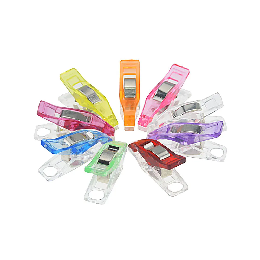 10 шт. пластиковые игольчатые скрепки держатель для Лоскутной Ткани зажимы шитья