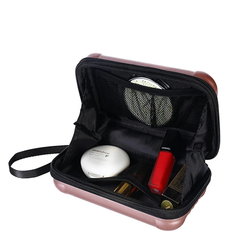 Дорожная косметичка для макияжа портативная коробка хранения мелких предметов