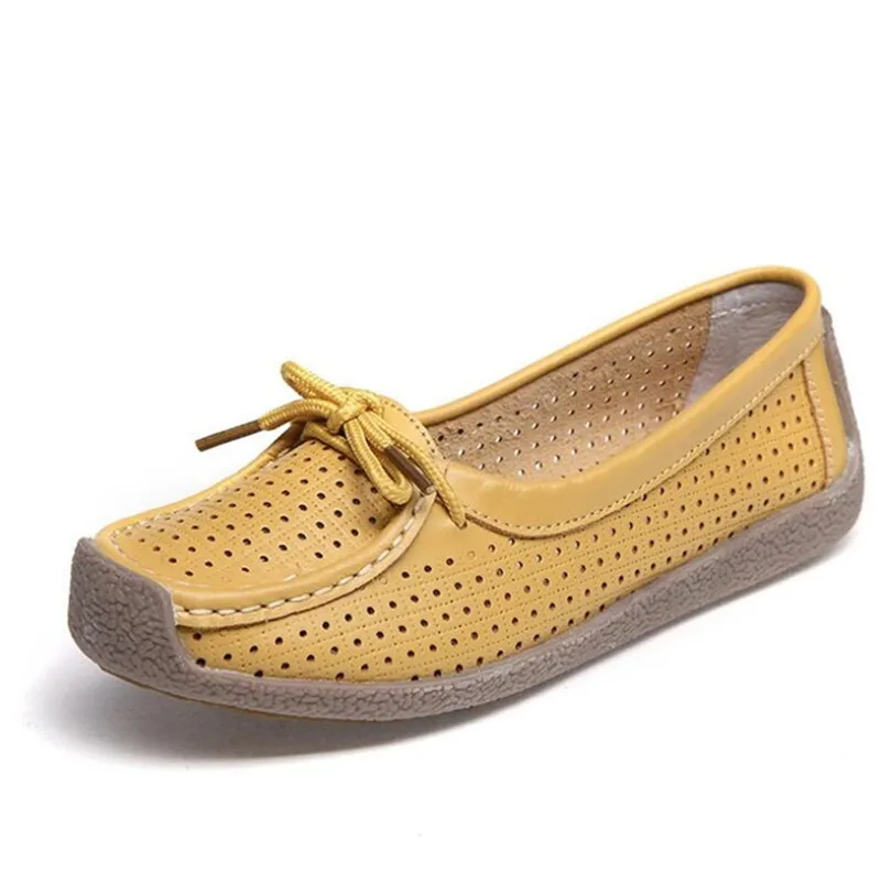 Женские мокасины из натуральной кожи 4 цвета E040|Обувь без каблука| |