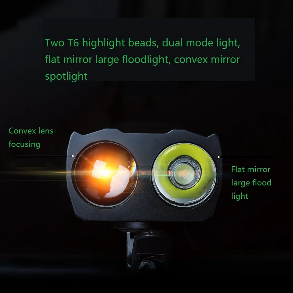 

4000mAh Smart Induction Bicycle Front Light Set USB Rechargeable 800 Lumen LED Bike Light with Horn Bike Lamp Cycling FlashLight