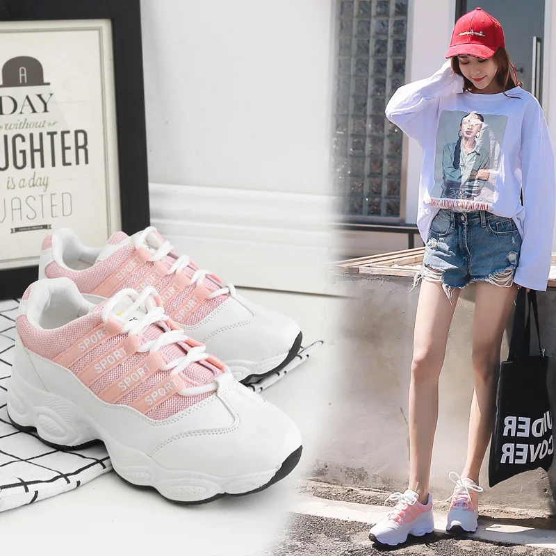 Женская Повседневная обувь женские кроссовки на плоской подошве сезон весна