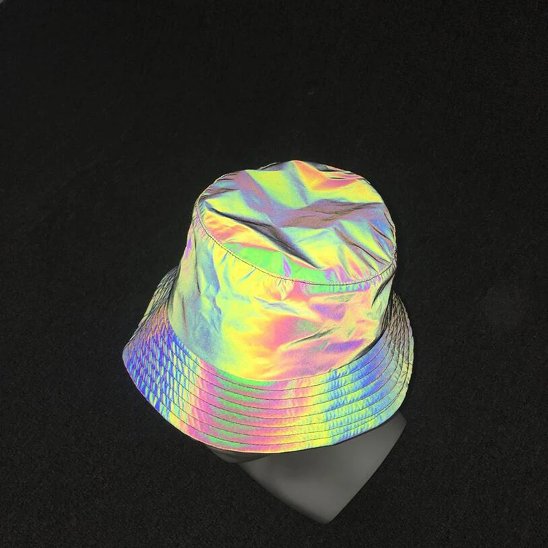 Бейсболки унисекс бейсбольные кепки с лазерной отражающей радужной спинкой