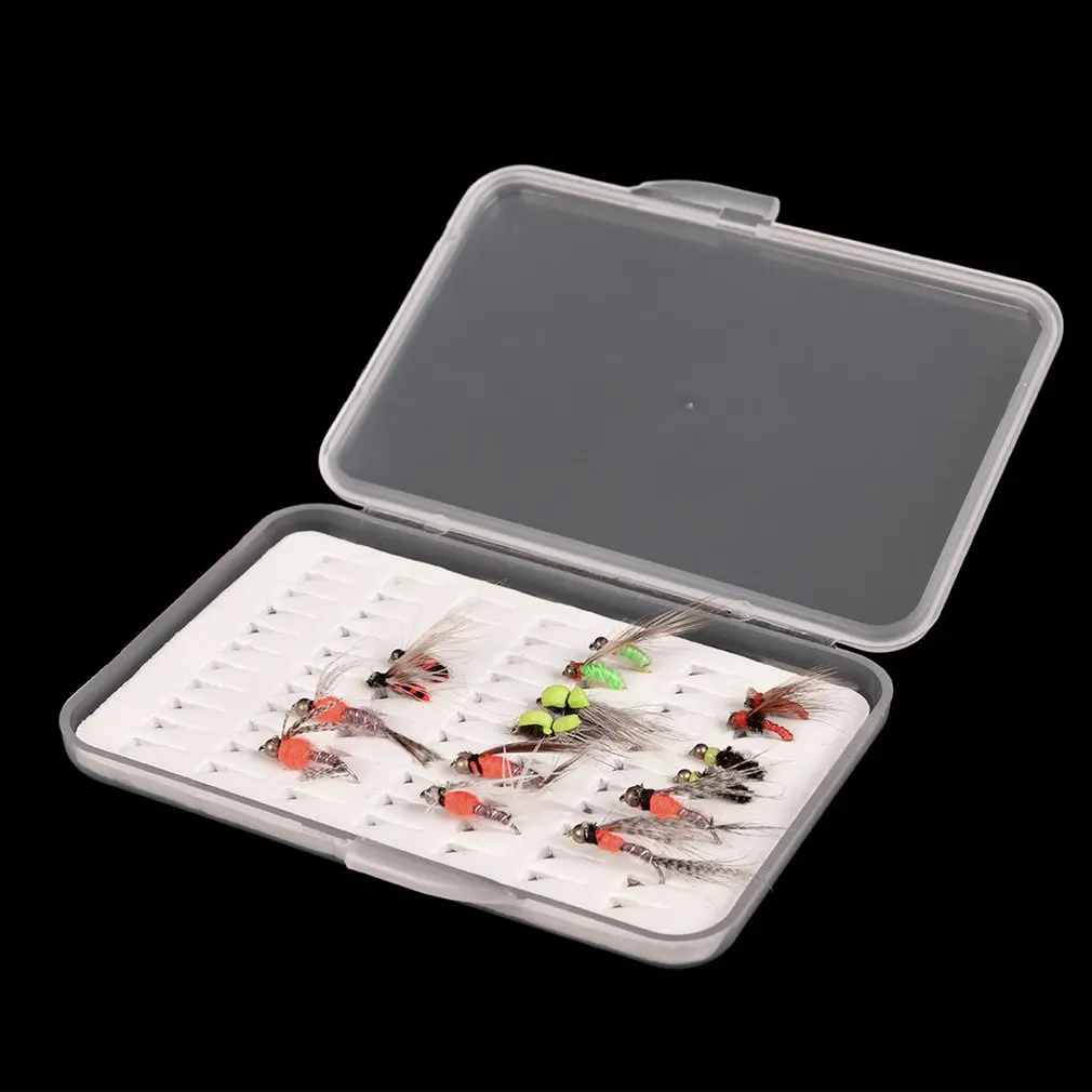 

Fishing Fly Lures Box Bag Super Easy To Use 77 Grids Portable Flying Fishhook Waterproof Fishing Accessories