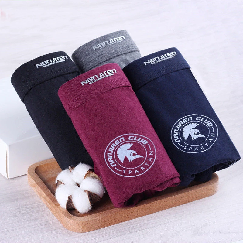 Brand Underwear Sexy Boxer Super Large Size Mens U Convex Short Breathable Belt Shorts L~3XL | Мужская одежда