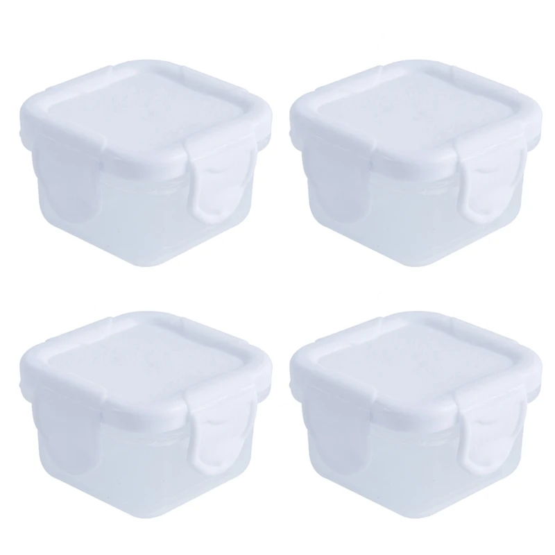 

4 Pcs/Set 60ml Baby Milk Powder Food Container Infant Snacks Feeding Storage Portable Food Freezer Fresh Cup H055