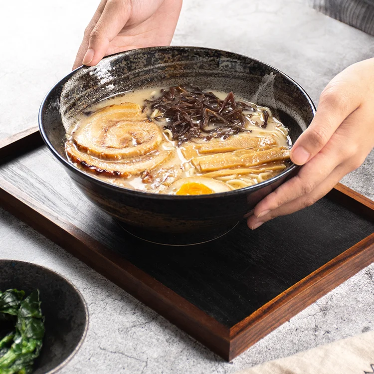 

Винтаж Керамика чаши специальный японская посуда для завтрака «Ramen чаша лапши быстрого приготовления декоративные Saladier Кухонные принадлеж...