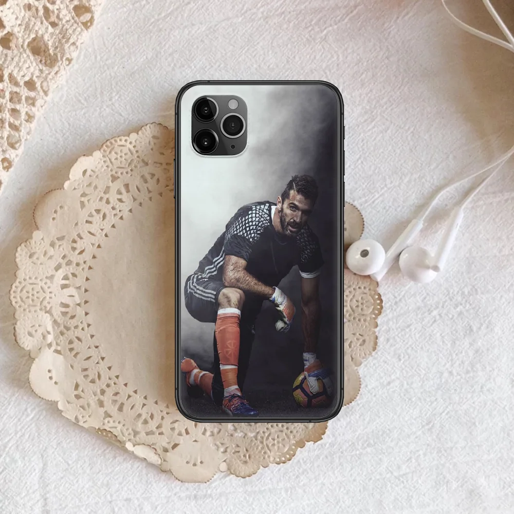 

Gianluigi Buffon Phone Case Cover Hull For iphone 5 5s se 2020 6 6s 7 8 12 mini plus X XS XR 11 PRO MAX black Coque Trend