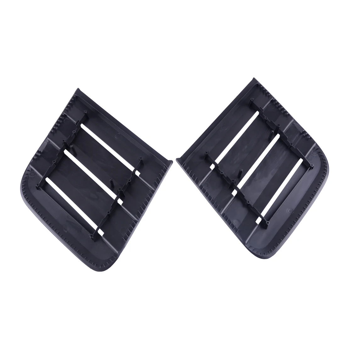 

DWCX 2Pcs Black Car Hood Vent Heat Extractors Cover Cap Moulding 422083 Fit for Ford Mustang 2018 2019