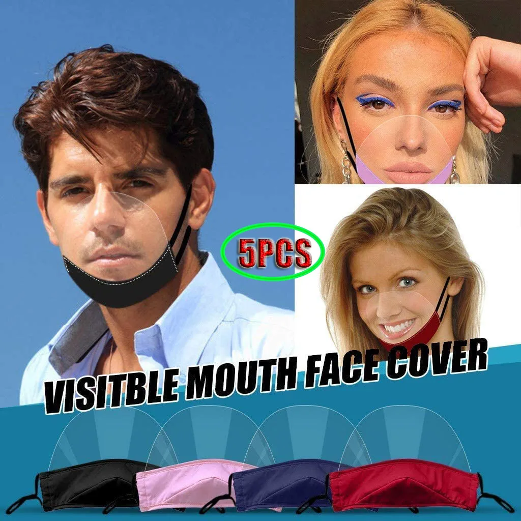 2020 маска для защиты лица взрослых Забавные Маски рта мужчин и женщин 5 предметов