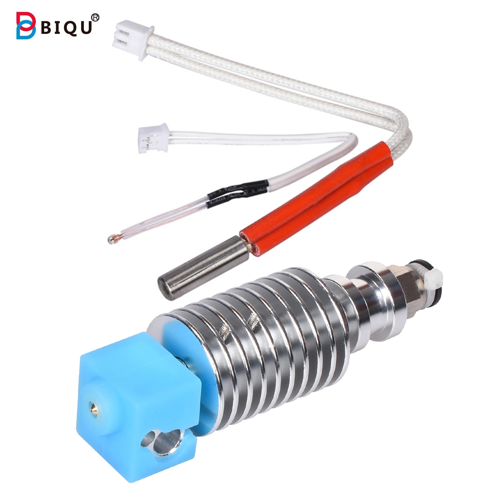 

BIQU 3D-принтер 12 В I3 Mega Hotend V5 J-head Hotend Bowden экструдер комплект с соплом 0,4 мм нагревательный провод для 3D принтера ChironS