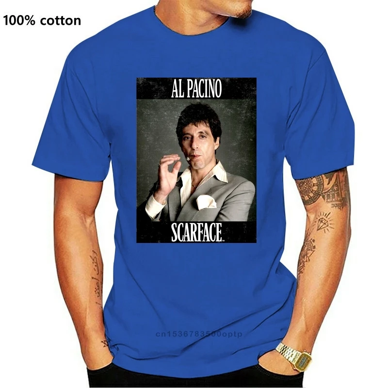 

Мужская футболка с коротким рукавом «SCARFACE», белая, новинка