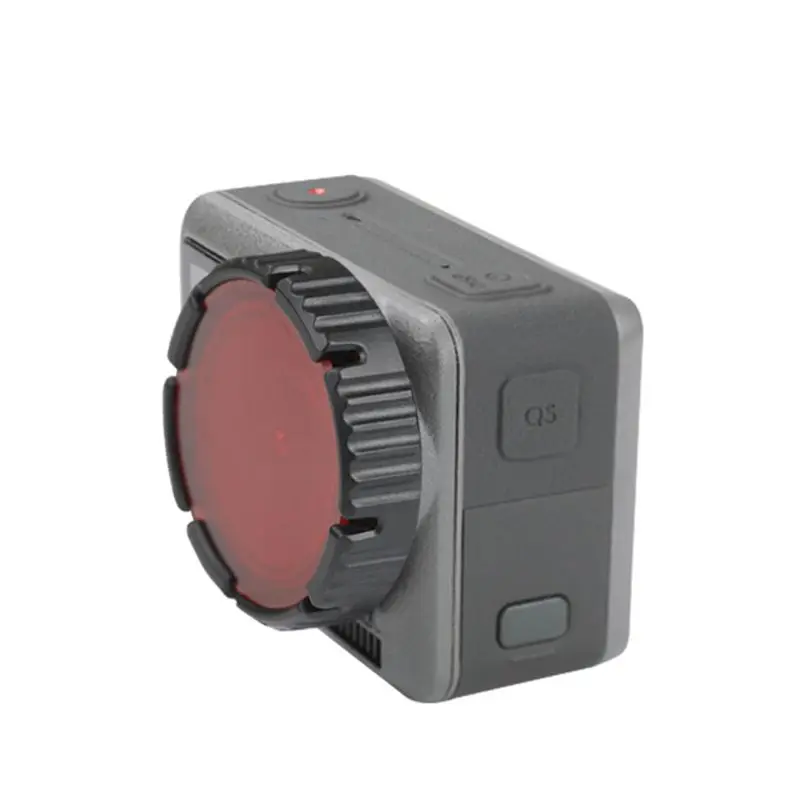 1 шт. новый красный цвет Дайвинг объектив фильтр для DJI Osmo Экшн камера корпус Чехол
