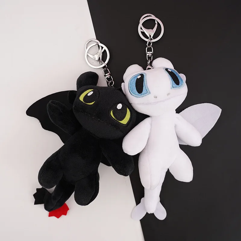 

Flying Dragon Keychain Kawaii Car Accessories Funny Keychain Kawaii Keychain Toothless Light Night Fury Soft Toy for Children