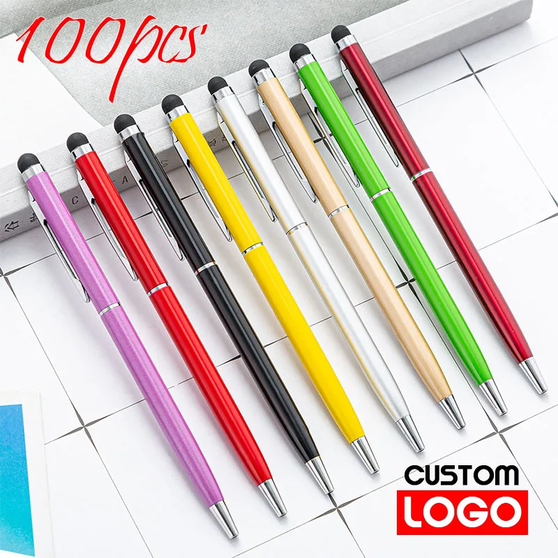 Customized LOGO Fashion Metal Ballpoint Pens School Office Hotel Advertising Ball Gel Pen Promotional Gift Pens Custom Souvenirs