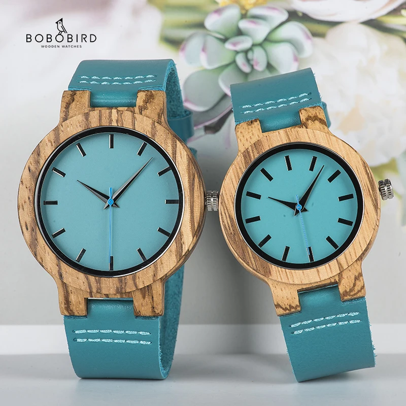 BOBO BIRD Couple Watch Wood Simple Classic Lover's Wrist Watches Quartz Customized Gift Lovers Anniversary Gifts Relogios | Наручные
