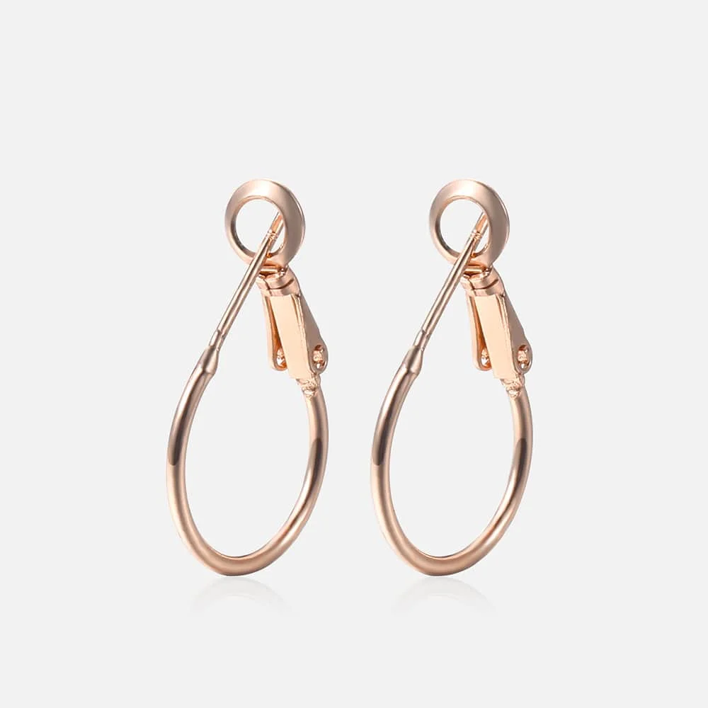 3pairs 4mm Flat Hoop Earrings for Women Silver Gold Filled Polished Round Circle Hoops Earrings Gift Diameter 20/40/60mm LGEM24