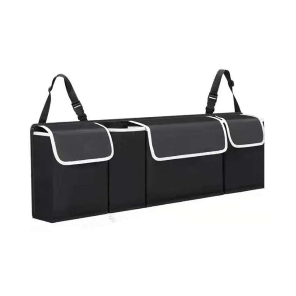 Car Trunk Organizer Box Large Capacity Auto Multiuse Tools Storage Bag Stowing Tidying Leather Folding For Emergency | Автомобили и