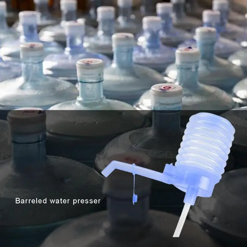 Ручной Диспенсер для бутылок с питьевой водой пластиковые прочные съемные трубы