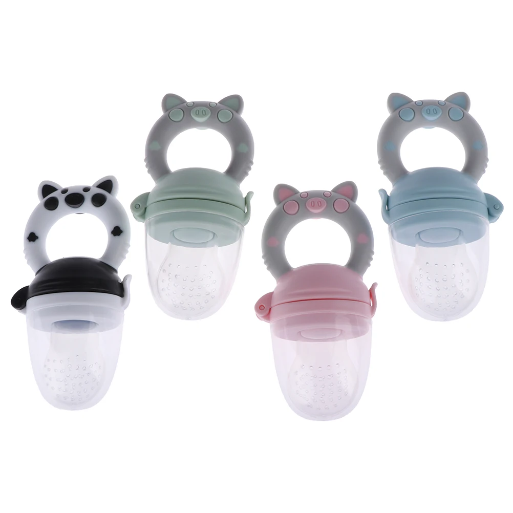 Chupete de silicona para morder, alimentador de frutas, mordedor, alimentador para beb&eacute;, 1 unidad-4