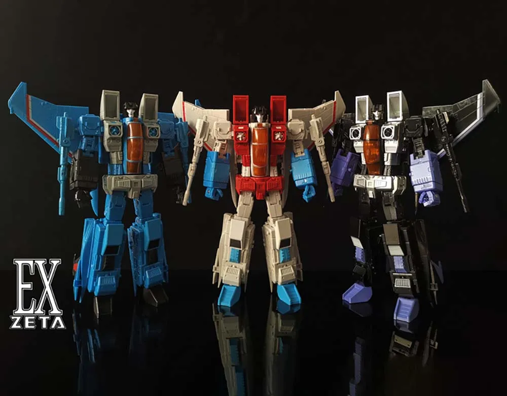 Новые игрушки-Трансформеры Робот Зета игрушки EX-15 starcry EX-16 Thundercracker EX-17 Skywarp MP