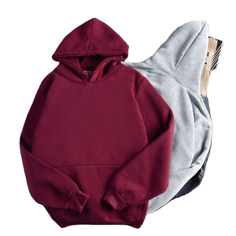 

FTLZZ New Spring Women Solid Hooded Hoodies Casual Long Sleeve Plus Size Sweatshirts Autumn Pullover Pure Fashion Tops Sudaderas