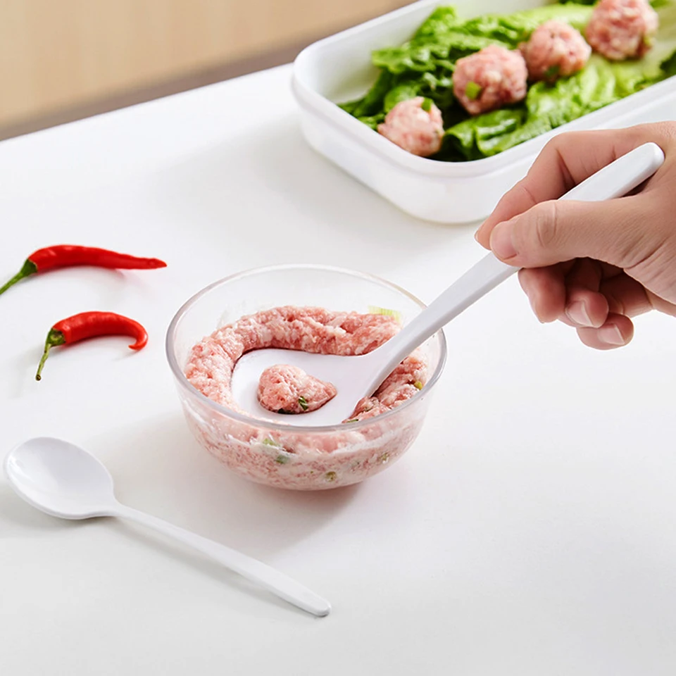 Transhome MeatBall производитель 2 шт./компл. пищевой пластик DIY Pattie форма для фрикаделек