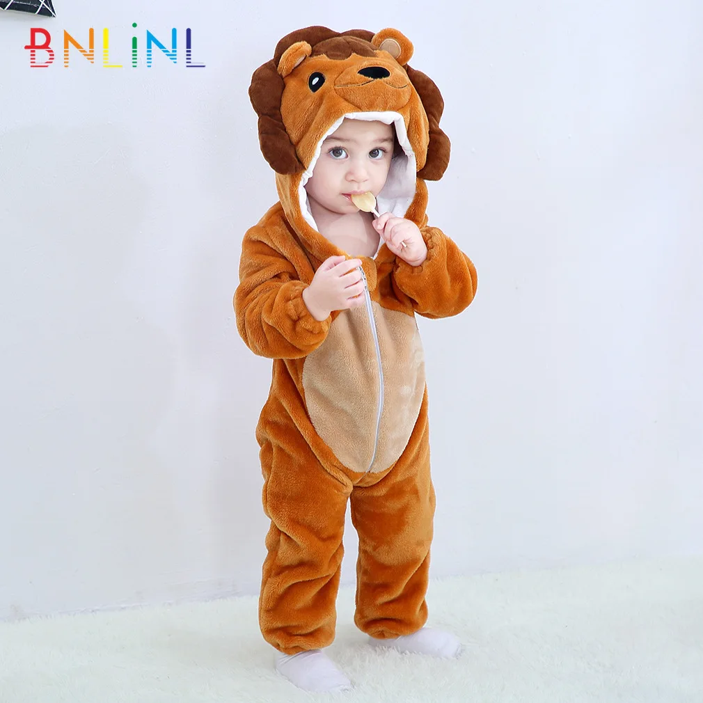 2020 зимняя детская одежда с рисунком из мультфильма Ползунки для новорожденных