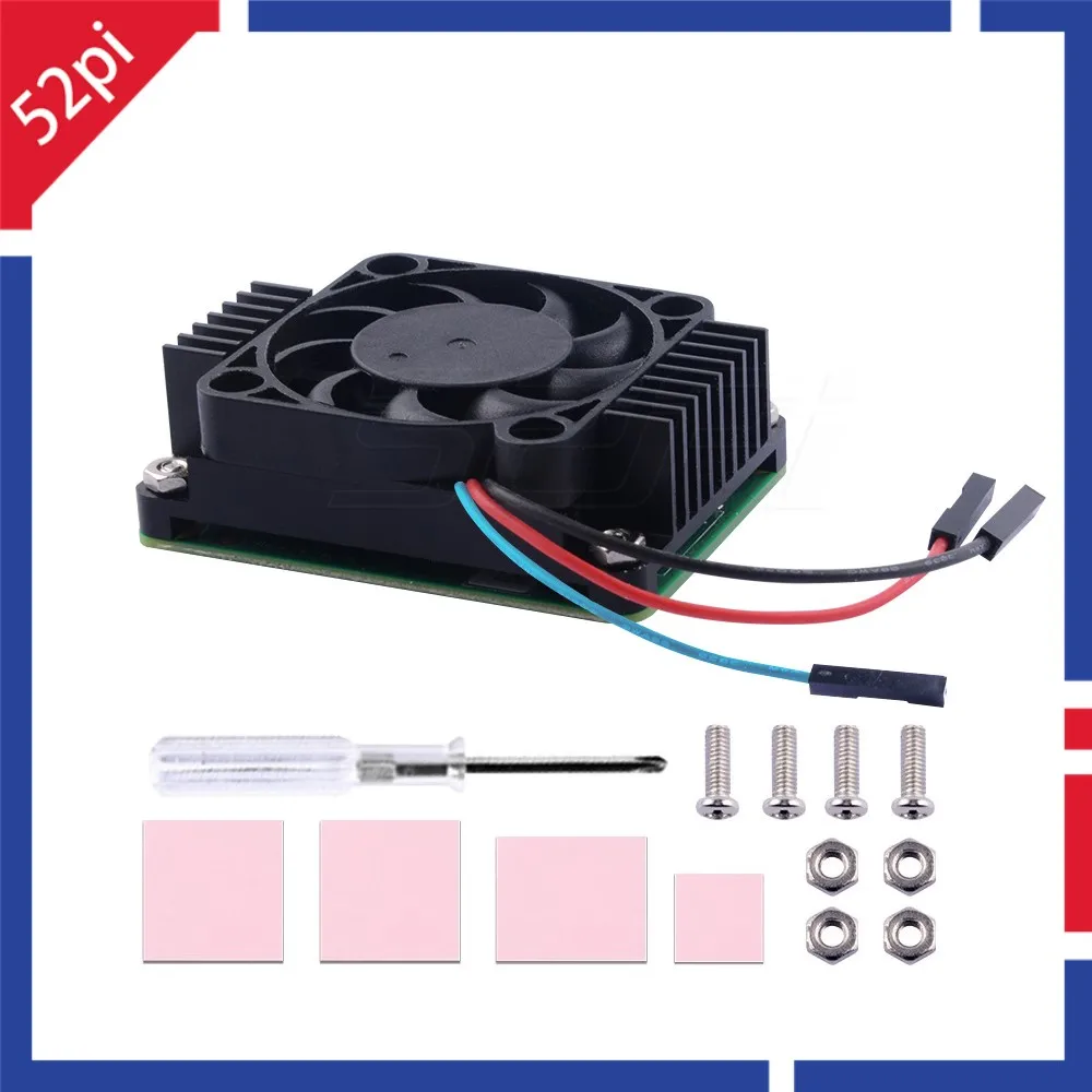 

Raspberry Pi Adjustable Speed CNC Extreme Heat Sink Kit Aluminum Alloy For Raspberry Pi CM4 Module