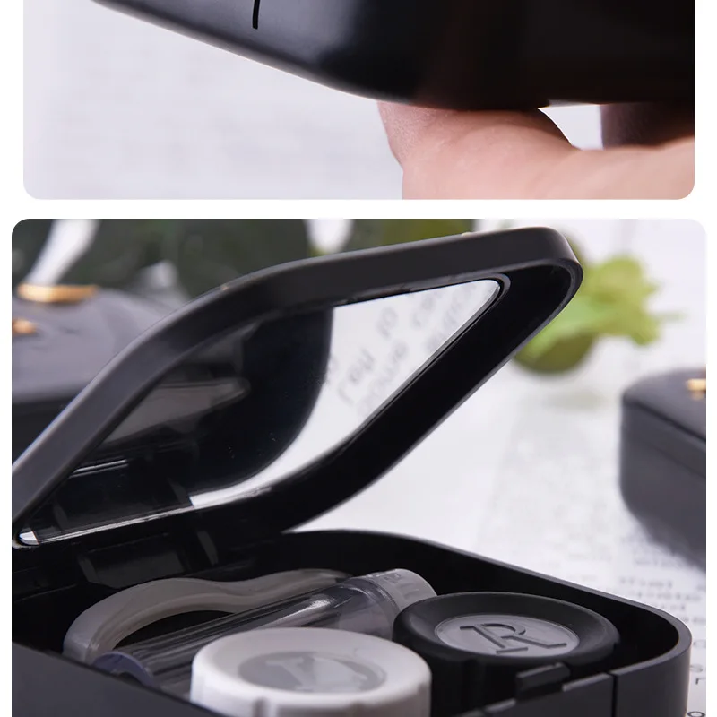 1 шт. чехол для женских контактных линз с зеркальным держателем | Аксессуары