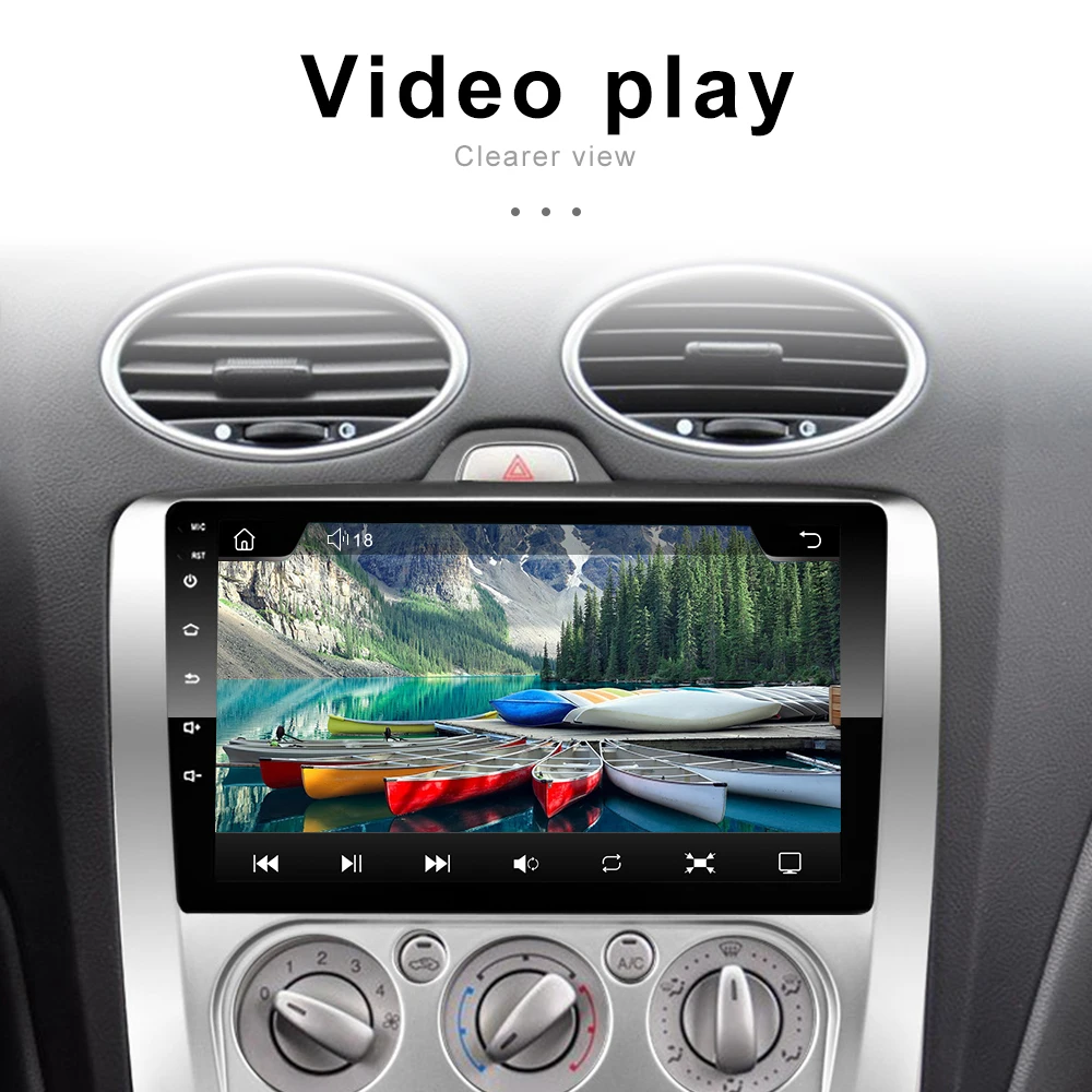 LeeKooLuu 9 ''HD Автомобильный мультимедийный плеер 2 Din автомобильный стерео