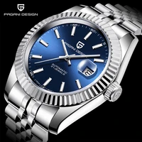 pagani design new 2021 sport stainless steel luxury mens watch sapphire glass mens 100m waterproof clock reloj hombre