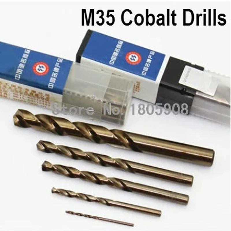 

10 шт. спиральные сверла OUMAXSH M35 HSS-CO 1,0-8,0 мм