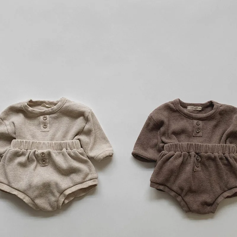 

Baby Boy Clothing Set Sweatshirt + Shorts 2Pcs Toddler Top Set For Baby Boys Girls Autumn Newborn Baby Girls Clothes Set Cotton