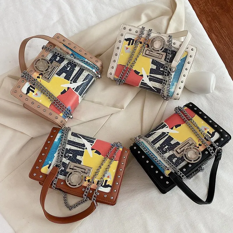 

Bags for Women 2021 All-match Messenger Retro Single Shoulder Chain Female Bag Purses Luxury Handbags Women Bags Designer