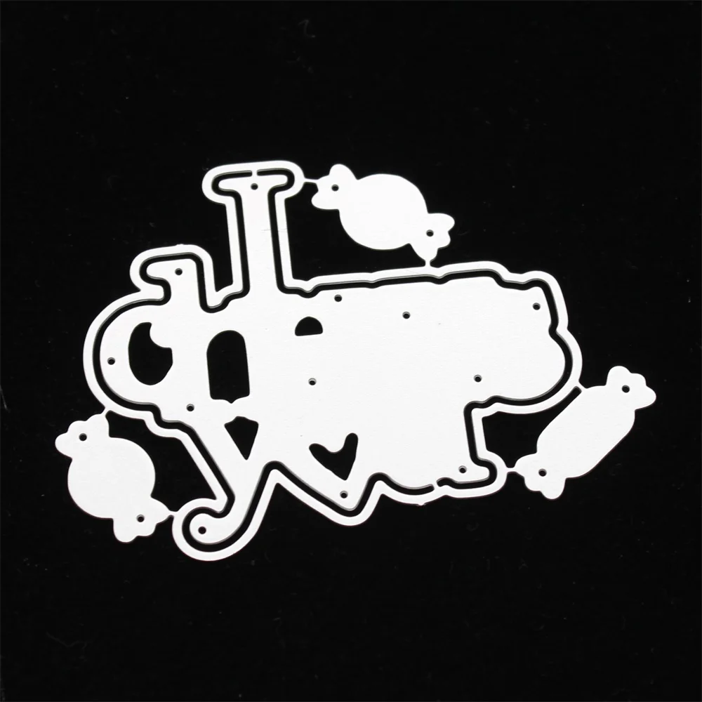 

KSCRAFT I Chews You Metal Cutting Dies Stencils for DIY Scrapbooking Decorative Embossing DIY Paper Cards