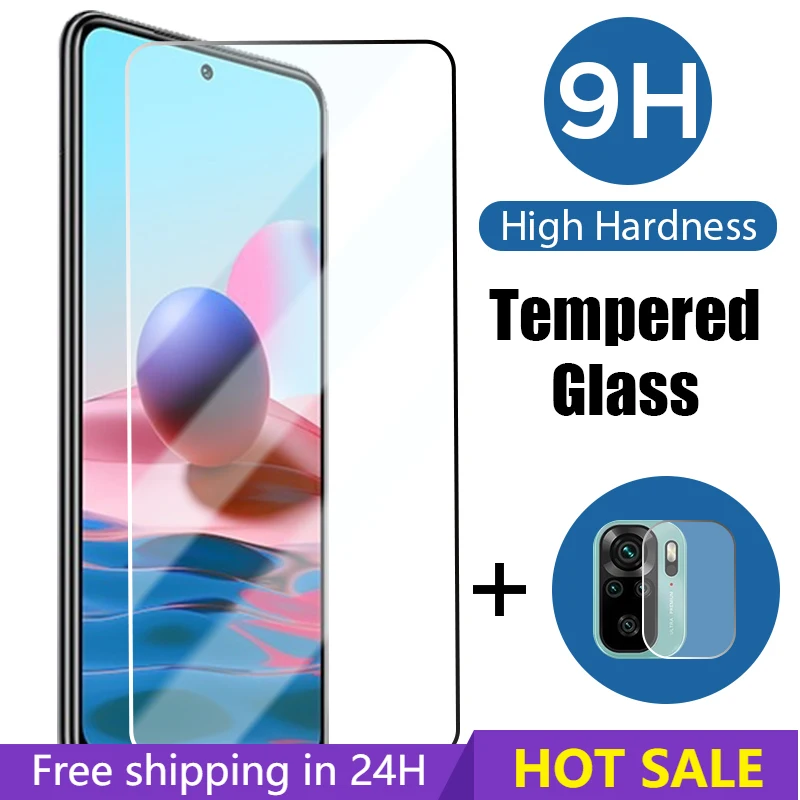 

Закаленное стекло 2 в 1 для Xiaomi Redmi Note 10S 10 Pro Max 5G 9T 9S 9 4G, Защитная пленка для задней панели redmi Note 8 8T 7 Pro