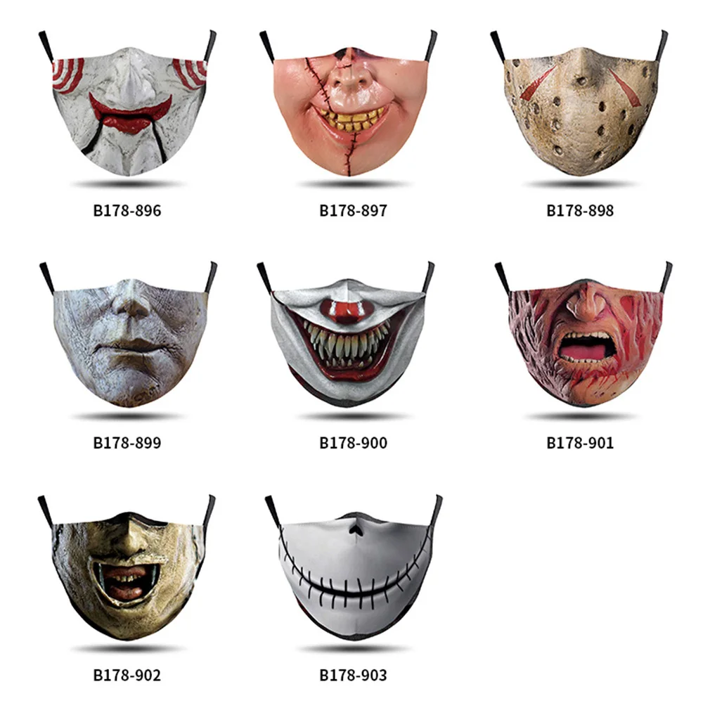 Лидер продаж ужасная маска для взрослых на Хэллоуин модный подарок женщин мужчин