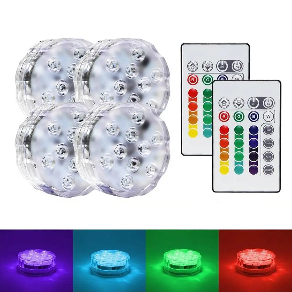 Новый Красочный аквариум светодиодный подводный светильник s погружной рыбный