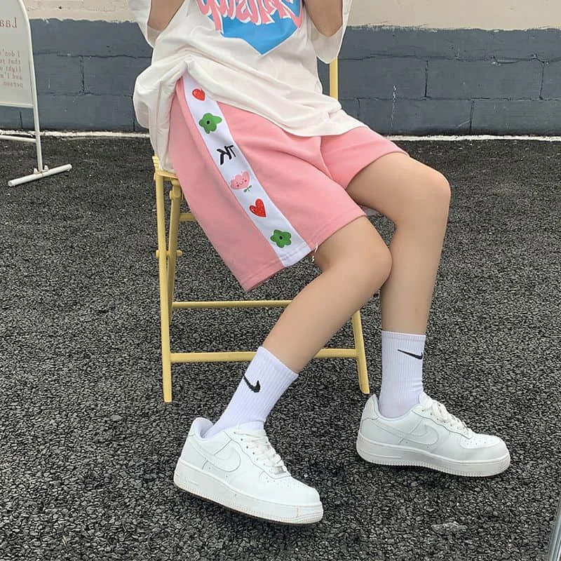 

Женские спортивные брюки в Корейском стиле, повседневные свободные спортивные штаны в стиле Харадзюку, уличная мода, брюки для студенток, в...