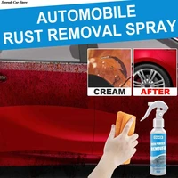 30mlrust remover spray metal chrome paint multipurpose car maintenance iron powder cleaning super rust remover spray universal