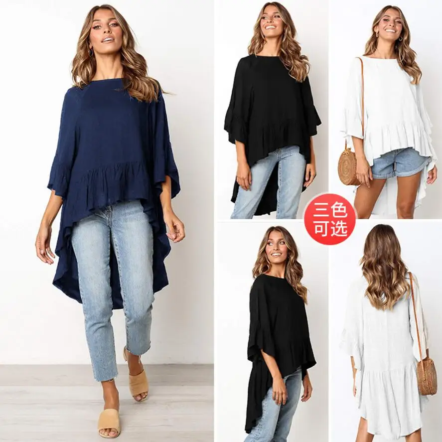 2020 Горячая Лоскутная Необычная футболка в стиле панк повседневные женские