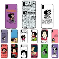 mafalda phone case for iphone 12 11 pro max case for iphone 11 12 mini xs max x xr se2 8 7 6s plus case