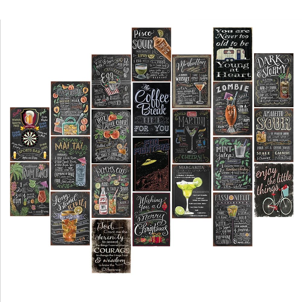 Бар открыть пиво в ретро стиле из металла наклейки Мохито Свободная Куба